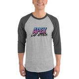 Apex Lap Attack 3/4 sleeve raglan shirt