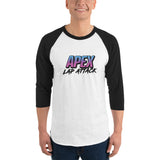 Apex Lap Attack 3/4 sleeve raglan shirt