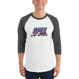 Apex Lap Attack 3/4 sleeve raglan shirt