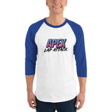 Apex Lap Attack 3/4 sleeve raglan shirt