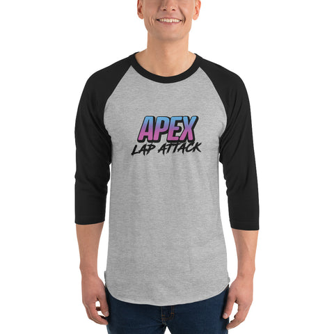 Apex Lap Attack 3/4 sleeve raglan shirt