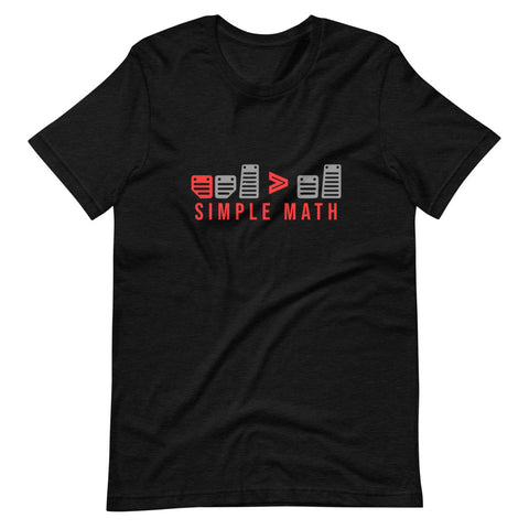 Simple Math Premium Short sleeve t-shirt