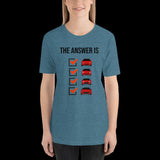 The Answer is Always Short-Sleeve Unisex T-Shirt