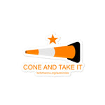 Cone and Take it Bubble-free stickers