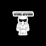 8 bit Stig Slap Sticker