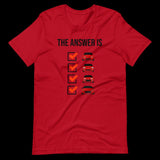 The Answer is Always Short-Sleeve Unisex T-Shirt