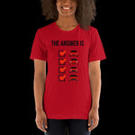 The Answer is Always Short-Sleeve Unisex T-Shirt