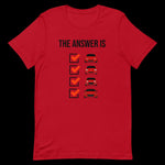 The Answer is Always Short-Sleeve Unisex T-Shirt