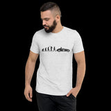 Evolution of Man Short sleeve t-shirt