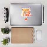 Sundays are for the Cones Slap Sticker