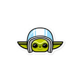 Baby Yoda Racer Slap Sticker