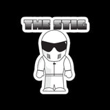 8 bit Stig Slap Sticker